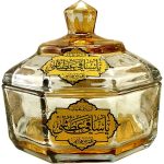 قندان مذهبی بلوری یا س