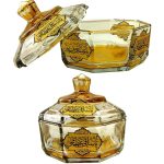 قندان مذهبی بلوری یا س