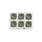 برچسب قالب دار با شعار غدیر بهار هم عهدی در ابعاد 5*5 رنگ سبز